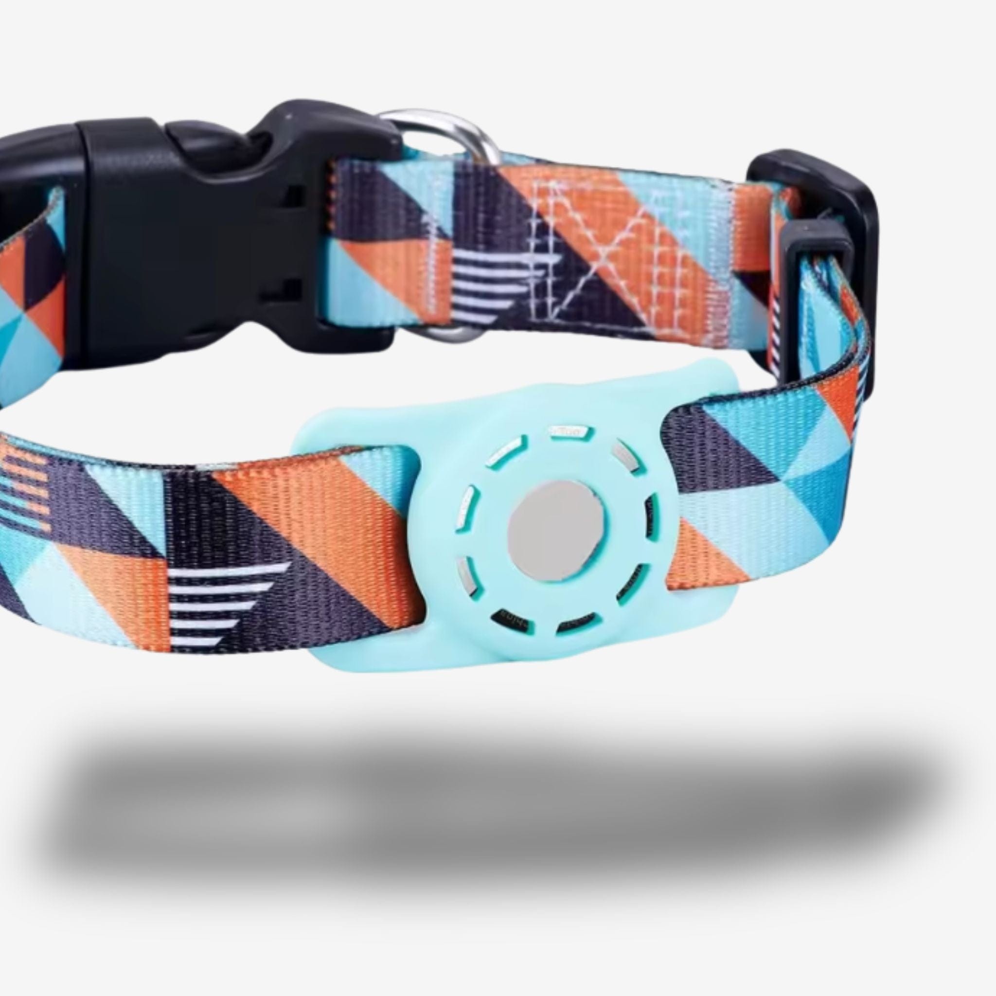 dog collar with airtag holder